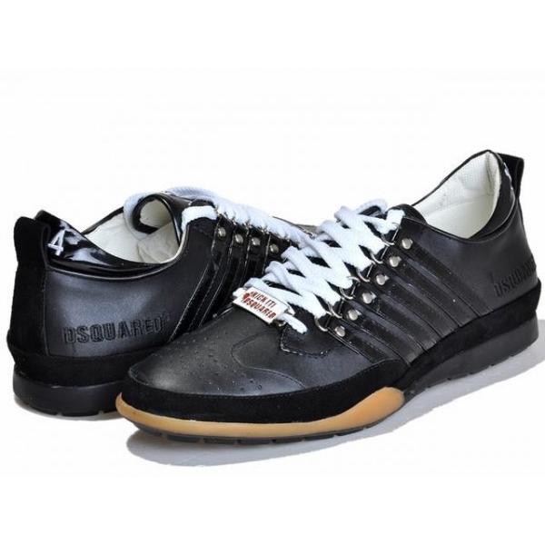 大人気☆NEW 2026-14秋冬新作 DSQUARED2 ディースクエアード スニーカー 靴 BLACK