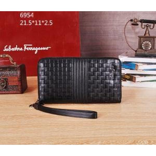 2026 格安！ FERRAGAMO サルヴァトーレフェラガモ 財布メンズ 6954