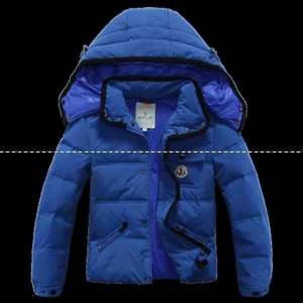 モンクレール MONCLER 2026-14秋冬新作 ダウンジャケット 子供用 青色