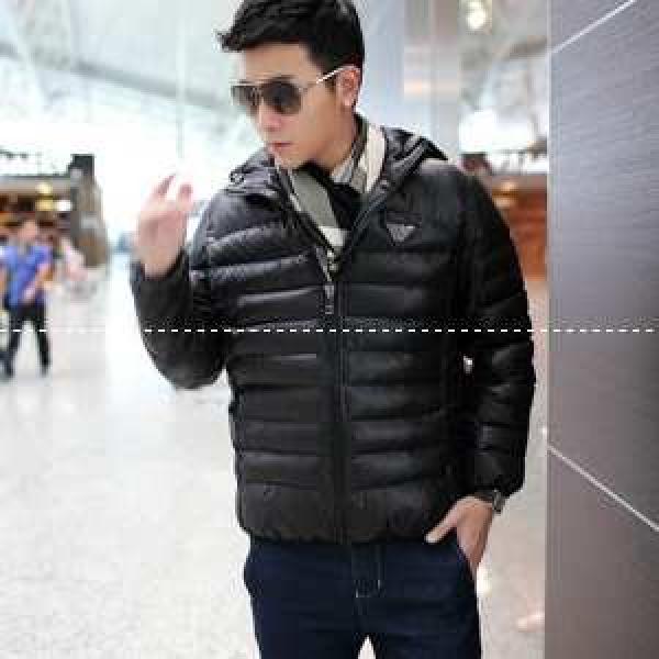 新入荷 ARMANI アルマーニ 2026-14秋冬新作 ダウンジャケット BLACK