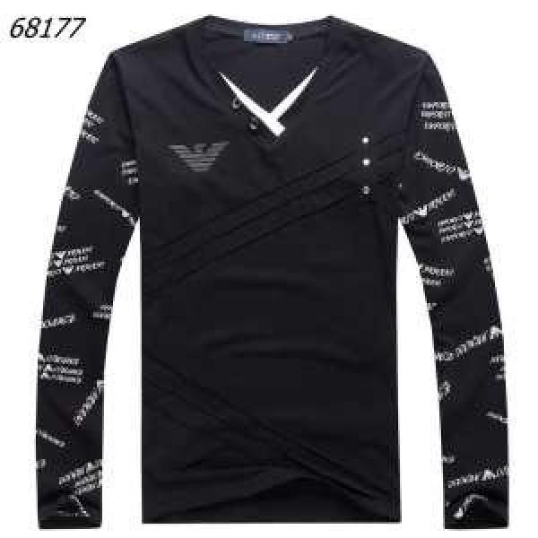 2026秋冬 大人のおしゃれに ARMANI アルマーニ Vネック 長袖 Tシャツ 3色可選