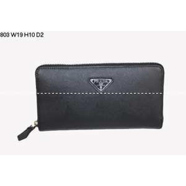 最高ランクPRADA プラダ二つ折り小銭入れ 長財布