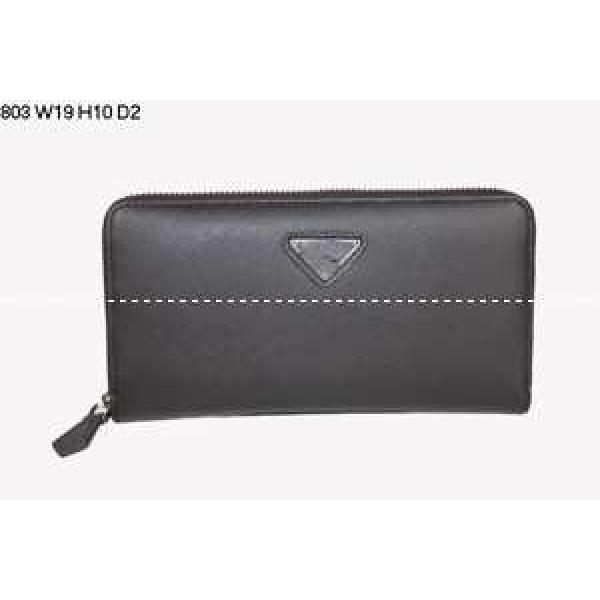 最高ランクPRADA プラダ二つ折り小銭入れ 長財布