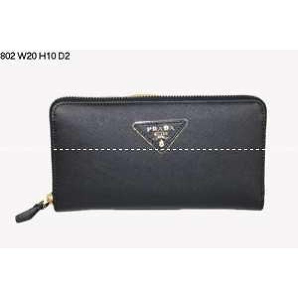 最高ランクPRADA プラダ二つ折り小銭入れ 長財布