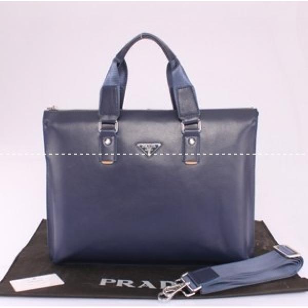 PRADA プラダ メンズ バッグ 手持ち&amp;ショルダー掛け B8596-BL