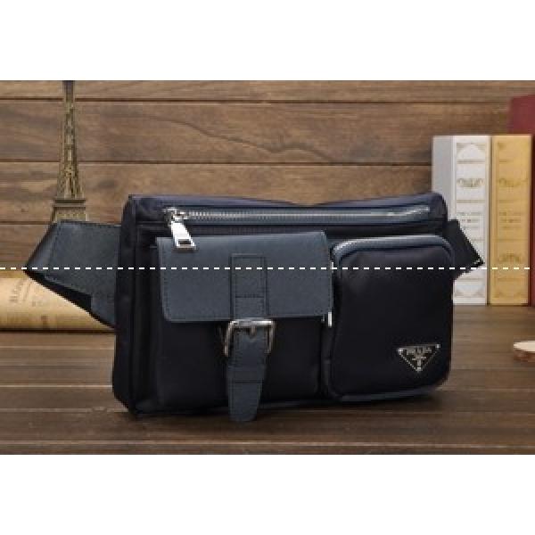 PRADA プラダ メンズ バッグ ウエストポーチ 80113BL