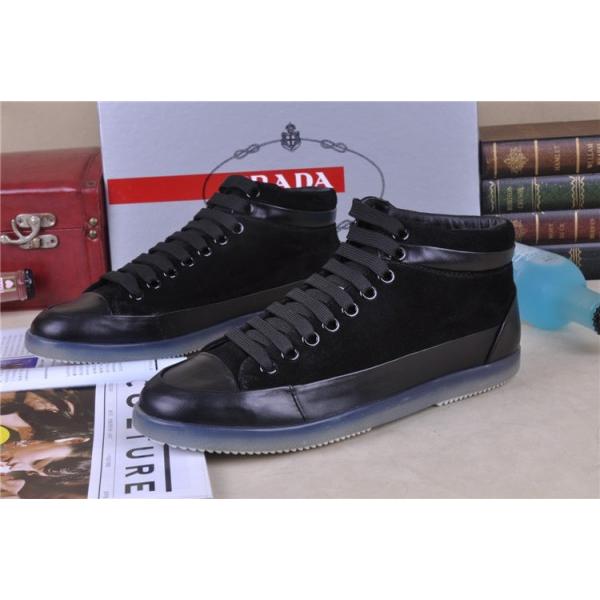 特選新作 2026-14秋冬 PRADA プラダ ショートブーツ 靴 BLACK