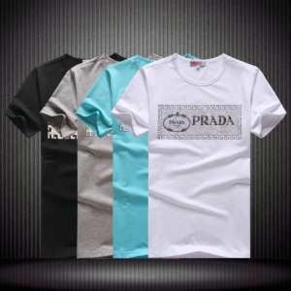 2026春夏 PRADA プラダ ★安心★追跡付 Uネック 半袖Tシャツ 4色可選