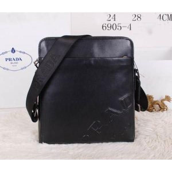 2026秋冬 ★安心★追跡付 PRADA プラダ メンズ用 手持ち&amp;ショルダー掛け 6905-4