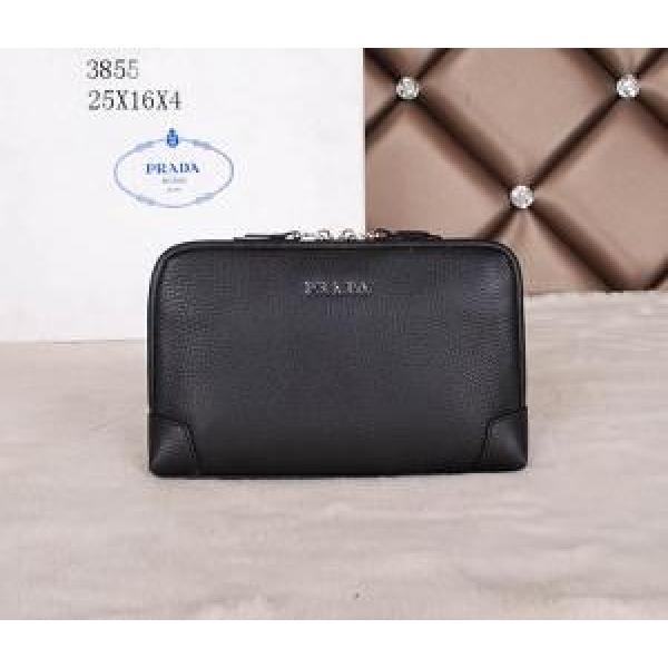 PRADA プラダ 大特価 2026 ファスナー開閉 財布メンズ 3855