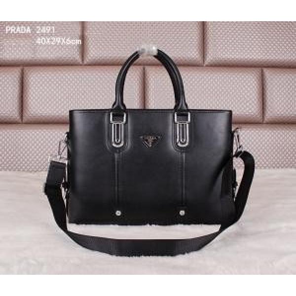 PRADA プラダ ～希少 2026 メンズ用 手持ち&amp;ショルダー掛け 2491