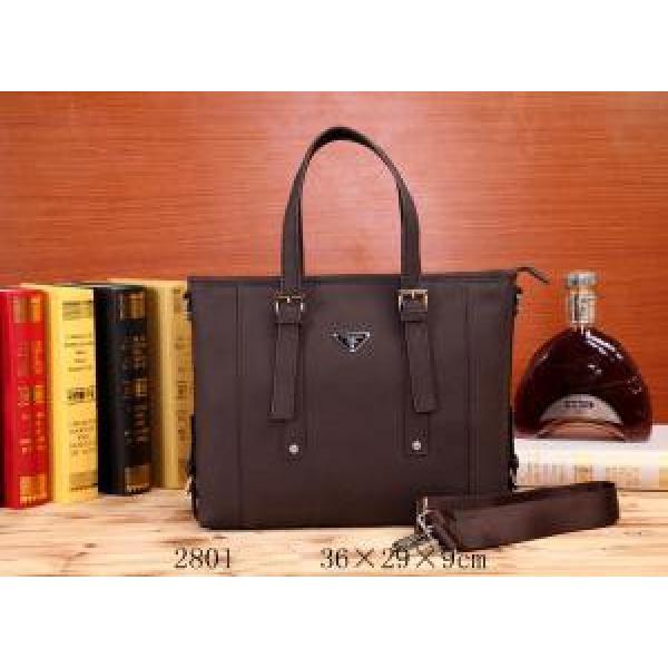 PRADA プラダ 2026 大人気☆NEW!! メンズ用ショルダーベルト付 ハンドバッグ 2801