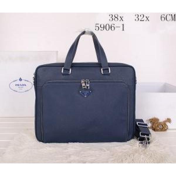 PRADA プラダ 2026 希少 メンズ用ショルダーベルト付 ハンドバッグ 5906-1
