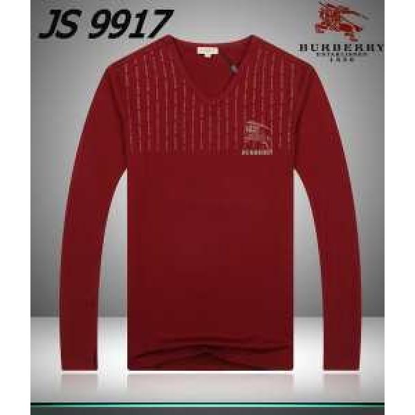 2026秋冬 高級感演出 BURBERRY バーバリー Vネック 長袖 Tシャツ 4色可選
