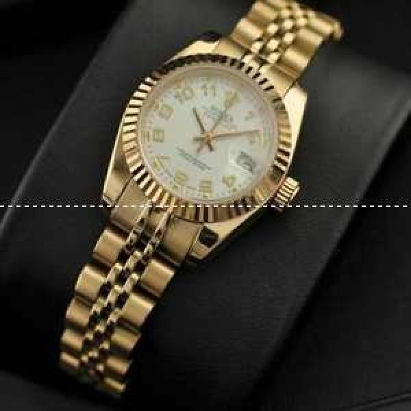 ROLEX ロレックス デイトジャスト 女性用腕時計 自動巻き 3針クロノグラフ 日付表示 27.00mm サファイヤクリスタル風防