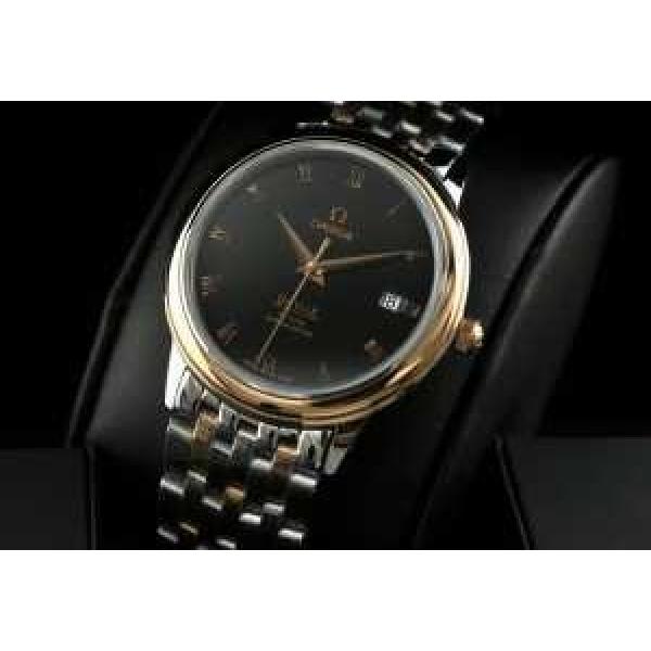 高級腕時計 半自動卷 日本製クオーツ 2針 OMEGA オメガ  メンズ腕時計