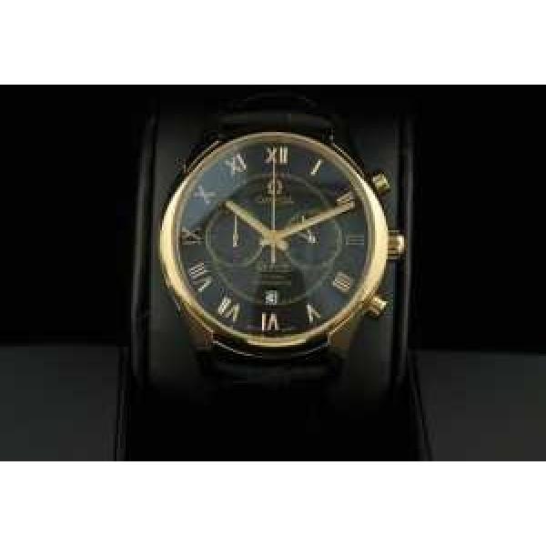 半自動卷 日本製クオーツ 2針 OMEGA オメガ  メンズ腕時計