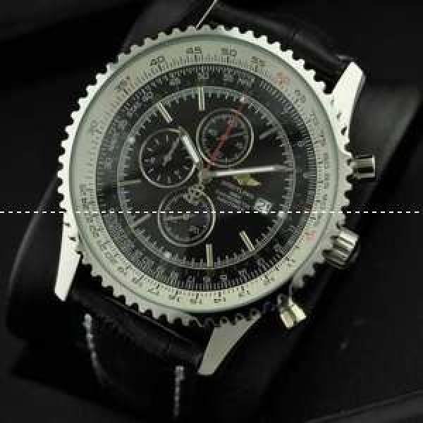 ブライトリング★BREITLING　クロノグラフ メンズ腕時計　レザー