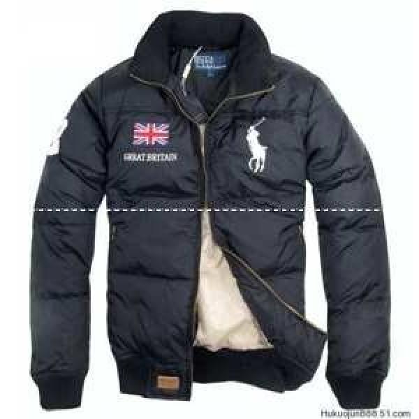 美品 Polo Ralph Lauren ポロ ラルフローレン ダウンジャケット BLACK