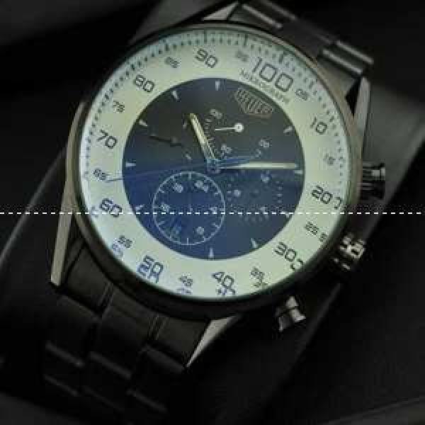 タグホイヤー【TAG HEUER】 メンズ腕時計 自動巻き 日付表示 月付表示 サファイヤクリスタル風防 43.85mm BLACK