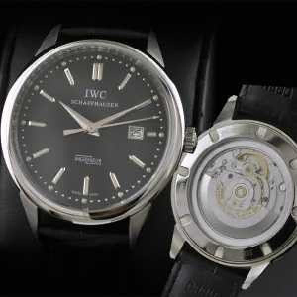 スイスムーブメント 3針  自動巻き 日付表示 夜光効果  男性用腕時計 IWC クオーツ メンズ腕時計