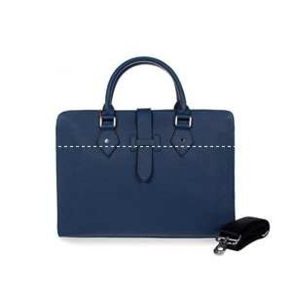 大人気☆NEW!! HERMES-エルメス メンズ バッグ 手持ち&amp;ショルダー掛け ブルー