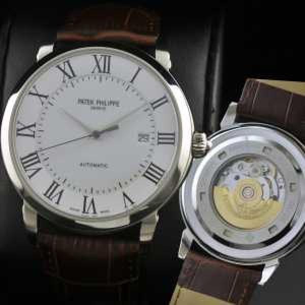 新入荷 自動巻き スイスムーブメント  PATEK PHILIPPE パテックフィリップ  メンズ腕時計