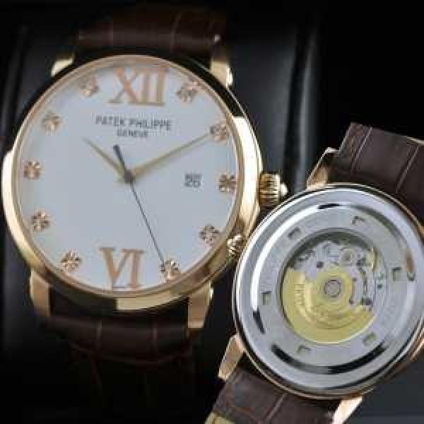 大人気  自動巻き スイスムーブメント  PATEK PHILIPPE パテックフィリップ  メンズ腕時計