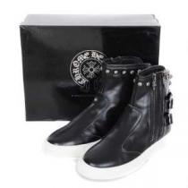 高級感演出 2026秋冬 CHROME HEARTS クロムハーツ ショートブー...