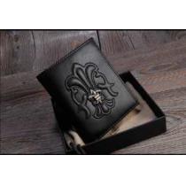 個性派2026春夏CHROME hearts クロムハーツ 財布 本革 最高ランク KL-Q1899787577 ブラック