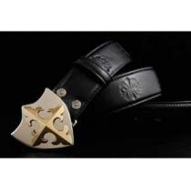 プレゼントに 2026 CHROME HEARTS クロムハーツベルト 本革(牛...