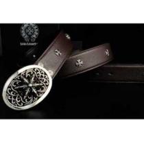 プレゼントに2026 CHROME HEARTS クロムハーツ ベルト 本革(牛...