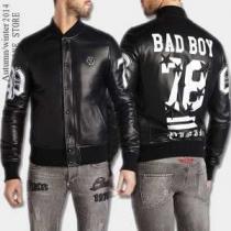 人気商品  2026秋冬 PHILIPP PLEIN フィリッププレイン 革ジャ...