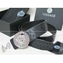 2026-14新作 VERSACE ヴェルサーチ 最高ランク 本革（牛皮）BLA...