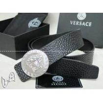 2026-14新作 VERSACE ヴェルサーチ 最高ランク 本革（牛皮）BLA...