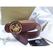 上質 大人気！2026春夏 VERSACE ヴェルサーチ 本革（牛皮）ベルト最高...
