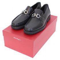 人気商品 2026-14秋冬新作 FERRAGAMO フェラガモ レザーシューズ...