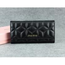 2026秋冬 MIUMIU ミュウミュウ 首胸ロゴ レディース長財布
