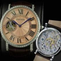 日本製クオーツ 2針新入荷 半自動卷  CARTIER カルティエ 男性用腕時計   44mm  メンズ腕時計