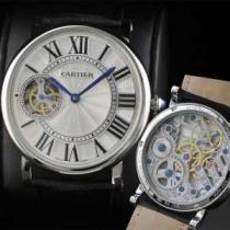日本製クオーツ 2針新入荷 半自動卷  CARTIER カルティエ 男性用腕時計...