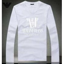 2026秋冬 ARMANI アルマーニ 大人気☆NEW!! Vネック 長袖 Tシ...