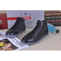 特選新作 2026-14秋冬 PRADA プラダ ショートブーツ 靴 ブラック