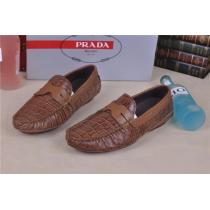 人気商品 2026-14秋冬新作 PRADA プラダ レザーシューズ靴 BROW...