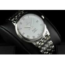 半自動卷 日本製クオーツ 2針 OMEGA オメガ  メンズ腕時計