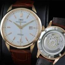 スイスムーブメント 3針  自動巻き 日付表示 夜光効果  男性用腕時計 IWC...