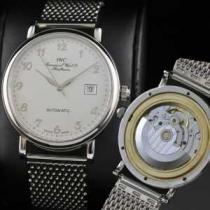 スイスムーブメント 3針  自動巻き 日付表示 夜光効果  男性用腕時計 IWC...