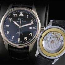スイスムーブメント 3針  自動巻き 日付表示 夜光効果  男性用腕時計 IWC...