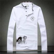2026秋冬 上質 HERMES エルメス スタンド 長袖 Tシャツ  ホワイト