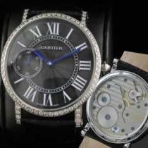 新入荷 半自動卷  CARTIER カルティエ 男性用腕時計 日本製クオーツ 2針  44mm  メンズ腕時計