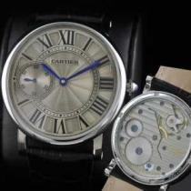高級腕時計 半自動卷  CARTIER カルティエ 男性用腕時計 日本製クオーツ 2針  44mm  メンズ腕時計